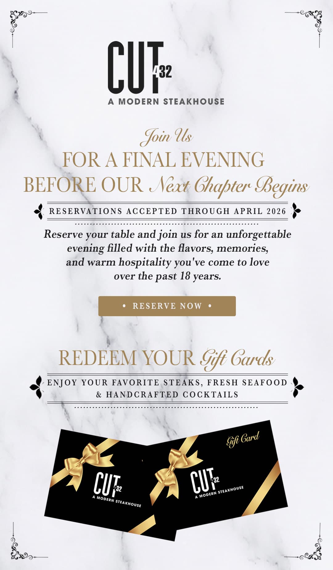 Cut 432 happy hour in Miami