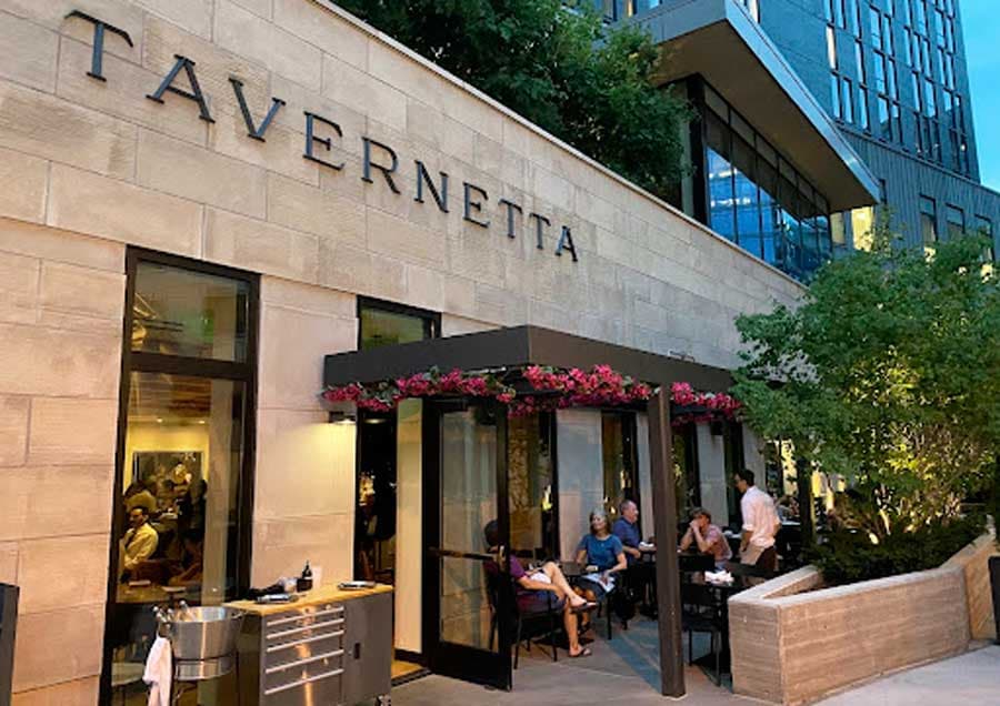 Tavernetta happy hour in Denver